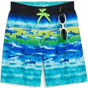 ZeroXposur Surfer Swim Shorts w/goggles sz 14/16 NWT